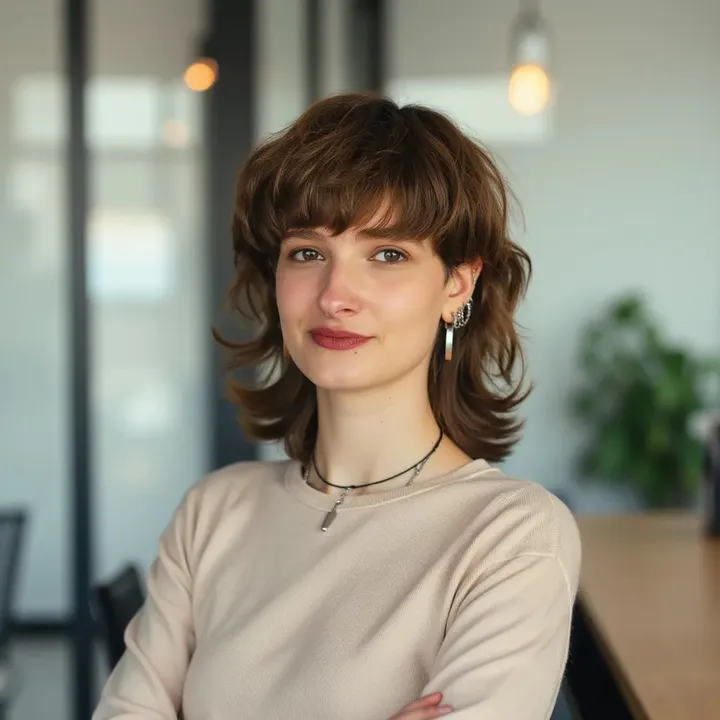 AI-generated headshot example